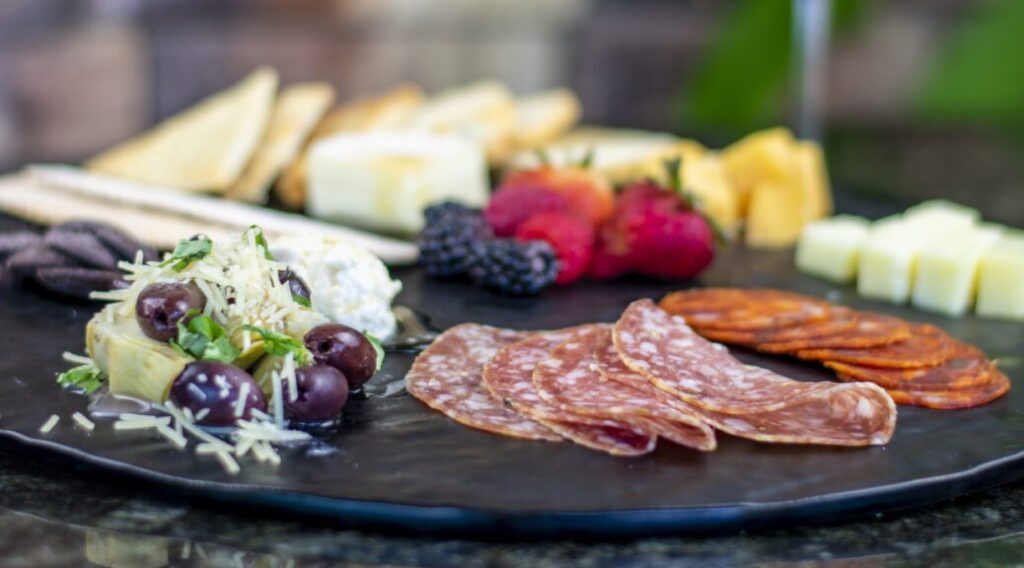 D.h. Lescombes Winery & Bistro - <a href="https://lescombeswinery.com/albuquerque-bistro-menu/">Photo Source</a>